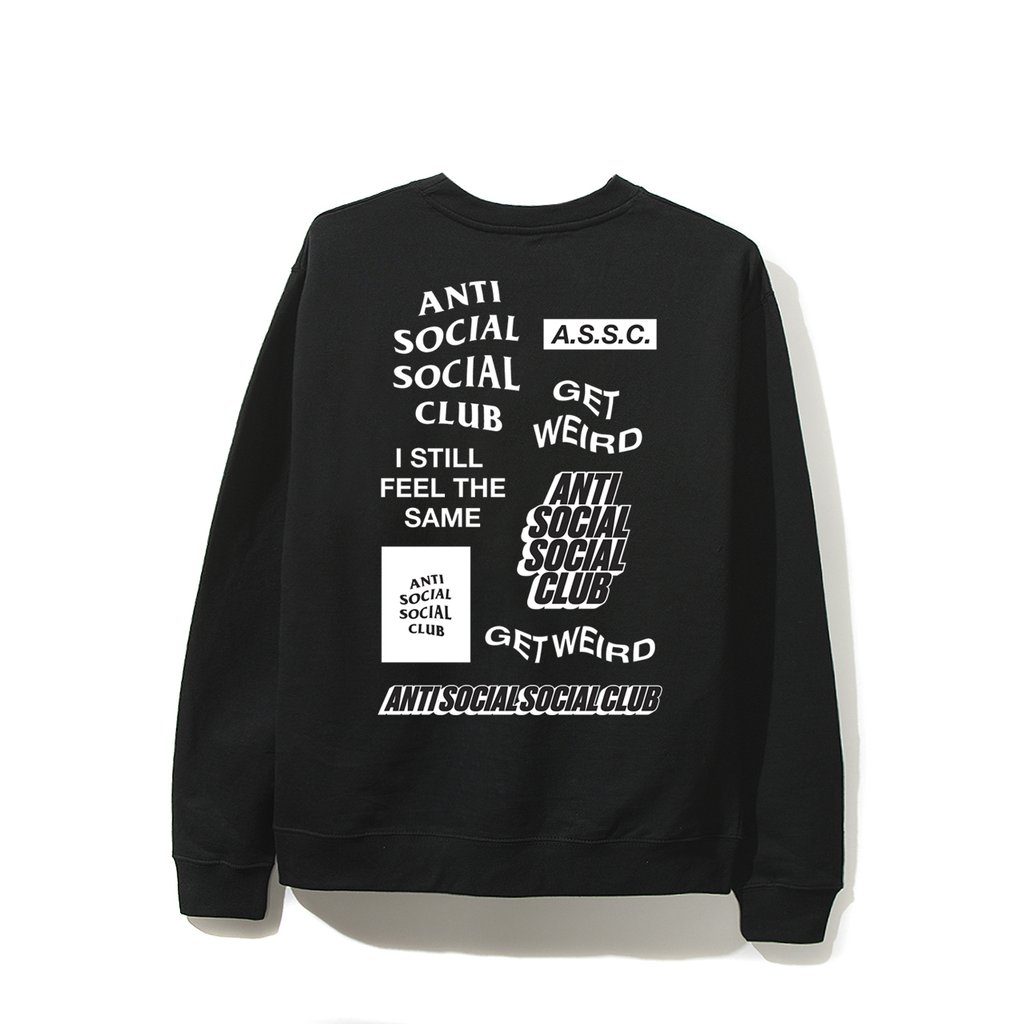 Anti Social Social Club Bukake Black Long Sleeve Tee - Novelship